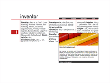 Tablet Screenshot of inventar.ch